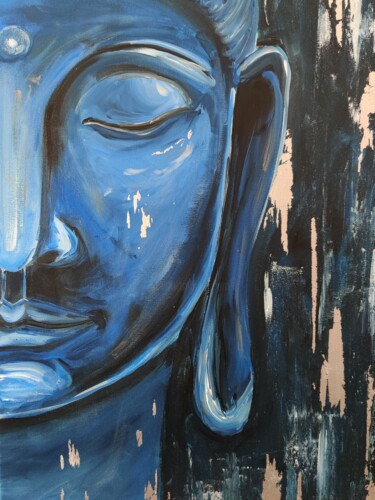 Pintura intitulada "Buddha" por Aleksandra Svetlichnaya, Obras de arte originais, Acrílico