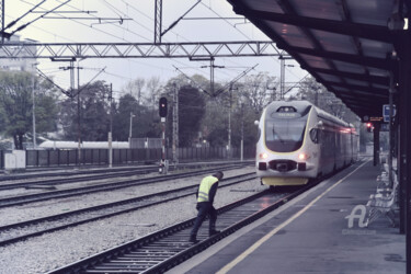 Photographie intitulée "On the track of lif…" par Alen Gurovic, Œuvre d'art originale, Photographie numérique
