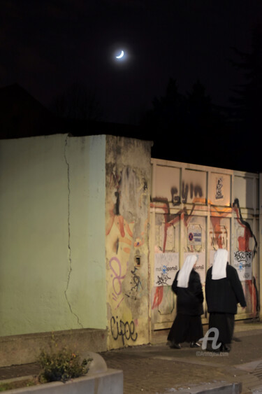 Photography titled "The young moon" by Alen Gurovic, Original Artwork, Digital Photography