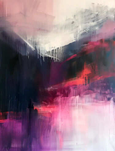 Digital Arts titled "ABSTRACTION WITH LA…" by Alena Schnaider, Original Artwork, Digital Collage