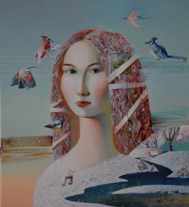Pintura intitulada "Dawn Melody" por Alena Sycheva, Obras de arte originais, Óleo