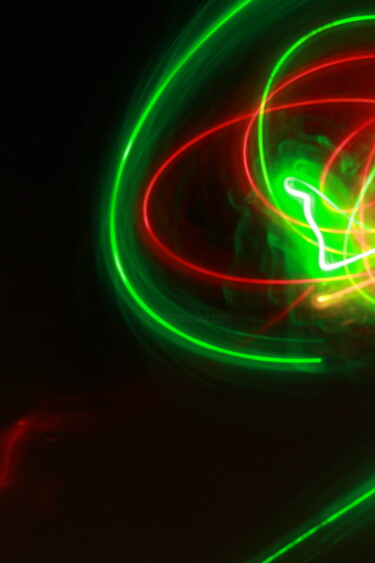 Photography titled "nomber2" by Alena Volkava, Original Artwork, Light Painting