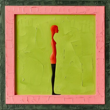 Цифровое искусство под названием "Vivid Contrast Port…" - Alen Brown, Подлинное произведение искусства, Цифровой коллаж