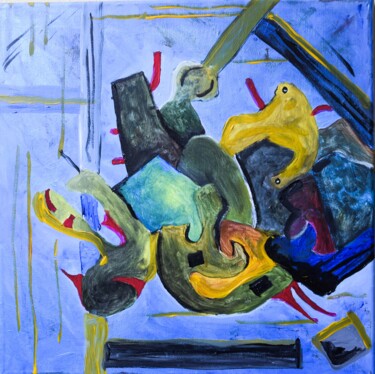 Malerei mit dem Titel "nucleo" von Alessandra Babini, Original-Kunstwerk, Acryl