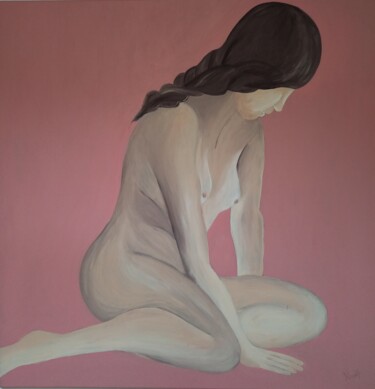 Peinture intitulée ""Nudo"" par Alessandra Redolfi, Œuvre d'art originale, Acrylique