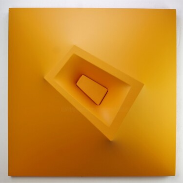 Sculpture intitulée "Italian style yellow" par Alessandro Butera, Œuvre d'art originale, Acrylique