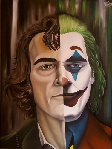 Pintura intitulada "Joker" por Alessandro Rizzo, Obras de arte originais, Óleo
