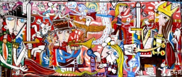 Peinture intitulée "Loco Sueno" par Alessandro Siviglia, Œuvre d'art originale, Acrylique