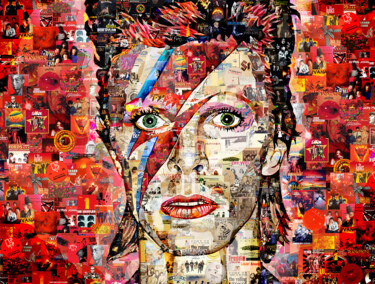 Digital Arts titled "Art Collage Poster…" by Alex Loskutov, Original Artwork, Digital Collage