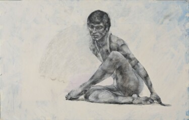 Malerei mit dem Titel "Nureyev Method #20" von Alexander Chalovsky, Original-Kunstwerk, Acryl