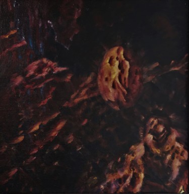 Pintura intitulada "Отторжение" por Aleksandr Dikun, Obras de arte originais, Óleo