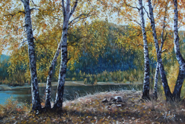 Peinture intitulée "Autumn" par Alexander Volya, Œuvre d'art originale, Huile