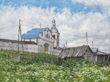 Peinture intitulée "Old Monastery" par Alexander Volya, Œuvre d'art originale