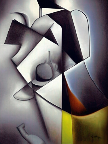 Painting titled "Aesthetics of clean" by Alexandr Gera, Original Artwork, Oil Mounted on Wood Stretcher frame