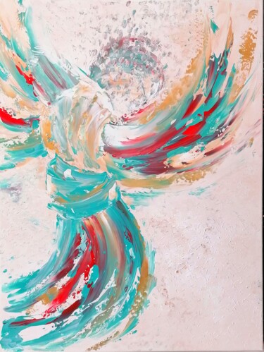 Painting titled "Pray" by Alexandra Isler, Original Artwork, Acrylic