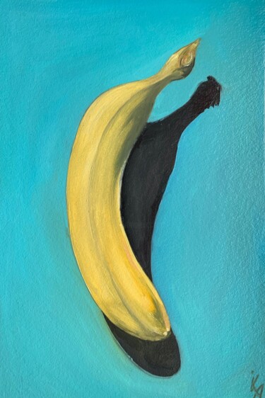 绘画 标题为“Spring banana / Вес…” 由Alexandra Kuznetsova, 原创艺术品, 油