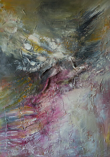 Картина под названием "Emotions" - Alexandra Petropoulou, Подлинное произведение искусства, Акрил Установлен на Деревянная р…