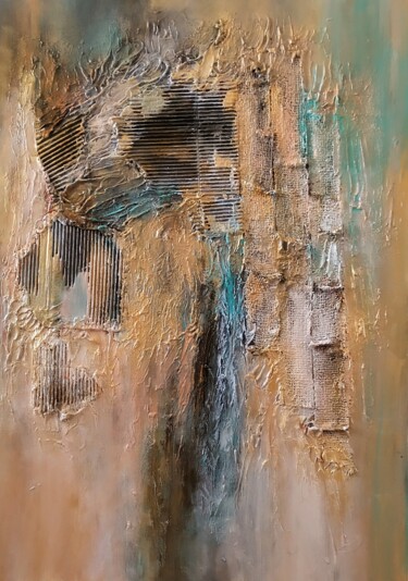 Картина под названием "Vintage" - Alexandra Petropoulou, Подлинное произведение искусства, Акрил Установлен на Деревянная ра…