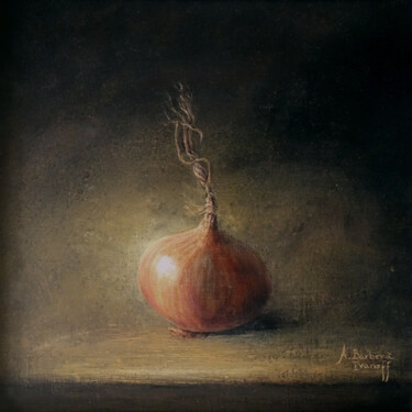 Painting titled "L'oignon" by Alexandre Barberà-Ivanoff, Original Artwork, Oil