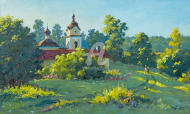 Malerei mit dem Titel "Konevets, Kazan Ske…" von Alexander Alexandrovsky, Original-Kunstwerk, Öl