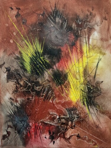 Pittura intitolato "Appeared Images" da Alex Furio, Opera d'arte originale, Acrilico