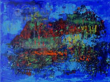 Painting titled "The Deep" by Alexis-Baranek Baranek, Original Artwork, Acrylic
