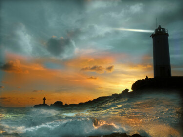 Photography titled "Faro en Galicia" by Alfonso García, Original Artwork, Digital Photography