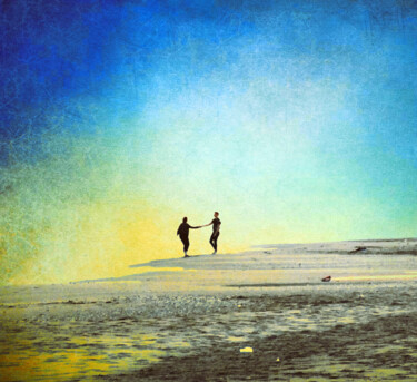 Digitale Kunst getiteld "Baile en la Playa" door Alfonso García, Origineel Kunstwerk, Digitale fotografie