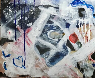 Pintura titulada "What is left behind" por Alfredo Machado Zingg, Obra de arte original, Acrílico Montado en Bastidor de cam…