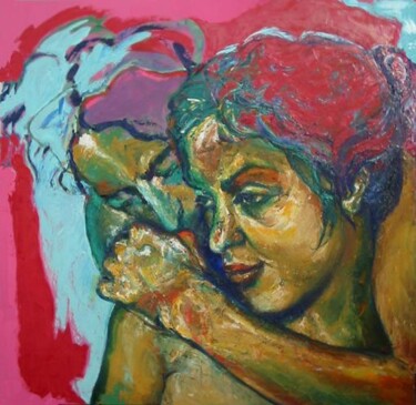 Painting titled "Sabía que ibas a vo…" by Alicia Besada, Original Artwork, Oil