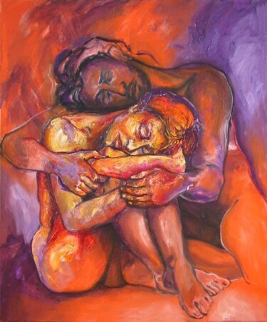 Pintura titulada "Reposo (Rest)" por Alicia Besada, Obra de arte original, Oleo