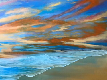 Pintura titulada "Seascape 503" por Alicia Lopez, Obra de arte original, Acrílico