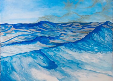 绘画 标题为“Blue dreams 013” 由Alicia Lopez, 原创艺术品, 丙烯