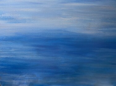 Peinture intitulée "Blue sadness" par Alicia Lopez, Œuvre d'art originale, Acrylique