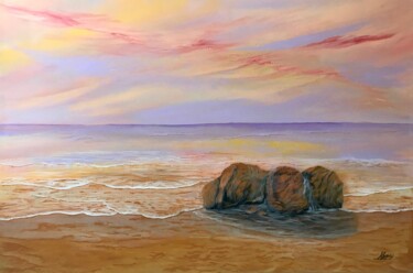 Malarstwo zatytułowany „Seascape 307” autorstwa Alicia Lopez, Oryginalna praca, Olej