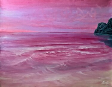 Painting titled "Seascape 900" by Alicia Lopez, Original Artwork, Oil