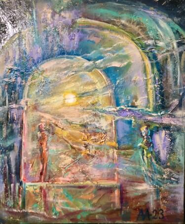 Malerei mit dem Titel "Зазеркалье." von Alina Asanova, Original-Kunstwerk, Öl
