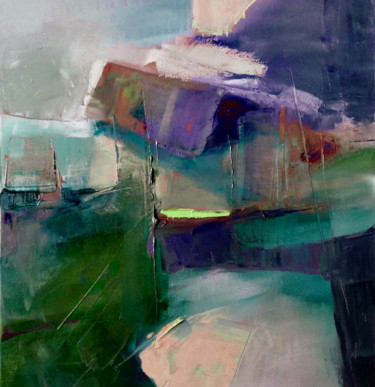 Arts numériques intitulée "House by the water" par Alina Matykiewicz, Œuvre d'art originale, Peinture numérique