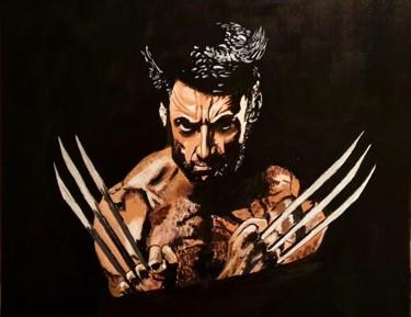 Peinture intitulée "Wolverine" par Aline Galvez-Fernandez, Œuvre d'art originale, Acrylique