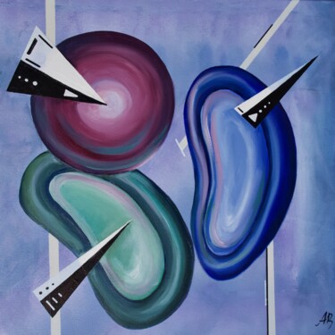 Painting titled "The Simple Movement…" by Alisa Burachuk, Original Artwork, Acrylic