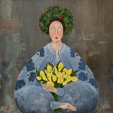 Malerei mit dem Titel "Весна" von Alise Nosenko, Original-Kunstwerk, Öl