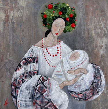Peinture intitulée "Мати" par Alise Nosenko, Œuvre d'art originale, Huile