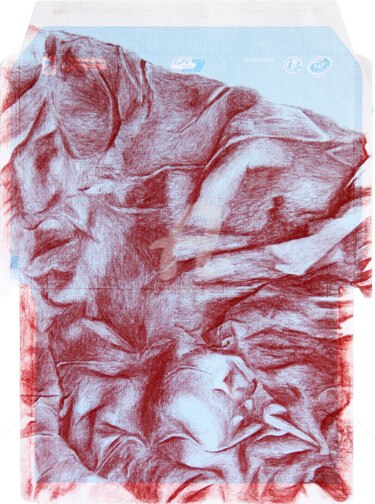 Drawing titled "Développe III" by Alison Vignault, Original Artwork, Pastel