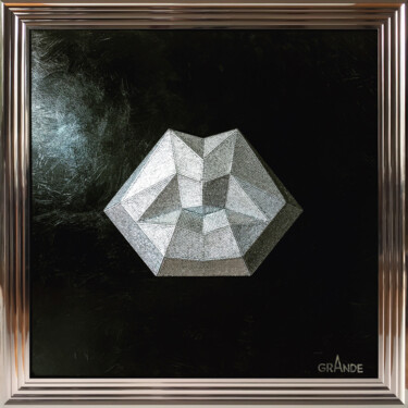 Γλυπτική με τίτλο "DIAMOND LIPS" από Alla Grande, Αυθεντικά έργα τέχνης, Πέτρα