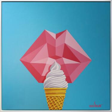 Картина под названием "LOVE ICE CREAM" - Alla Grande, Подлинное произведение искусства, лак