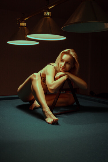 Fotografia intitulada "In billiard table 5" por Alla Toporskaya, Obras de arte originais, Fotografia digital
