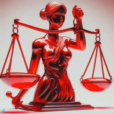 Digital Arts titled "la justice n°3" by Allegra Art, Original Artwork, 2D Digital Work