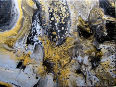 Peinture intitulée "Or et argent.jpg#ar…" par Claudette Allosio, Œuvre d'art originale, Acrylique