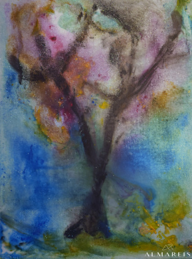 Картина под названием "TREE OF LIFE" - Almareis, Подлинное произведение искусства