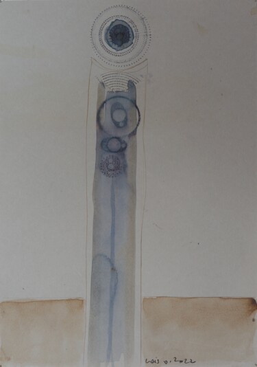 Tekening getiteld "Leuchtturm (ohne Li…" door Alois Oberndorfer, Origineel Kunstwerk, Inkt